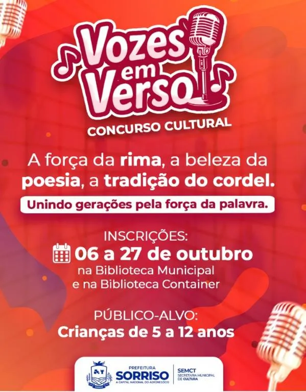 Finalistas do Festival de Versos e Rimas serão premiados amanhã, dia 05