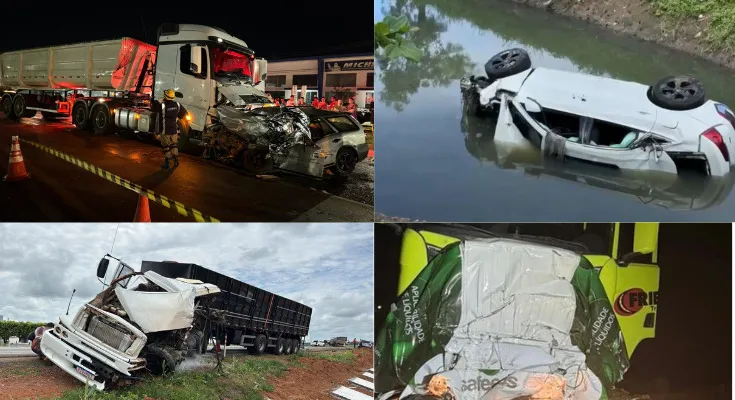 Série de acidentes na BR-163 deixa sete mortos em três dias; cinco vítimas eram de Lucas do Rio Verde