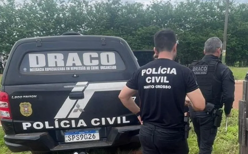 Polícia Civil cumpre cinco mandados contra casal faccionado envolvido em crimes no Norte de MT