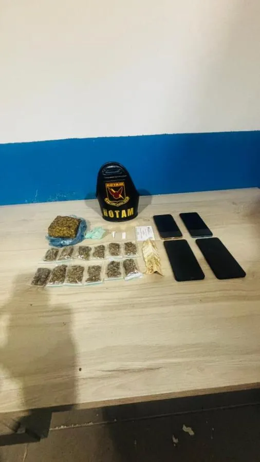 Trio é preso com mais de 13 quilos de maconha e cocaína em Lucas do Rio Verde