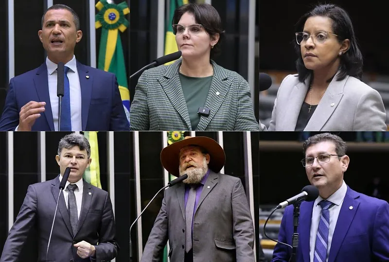 Seis deputados de Mato Grosso votam a favor de projeto que reduz penas de Bolsonaro e presos do 8 de janeiro