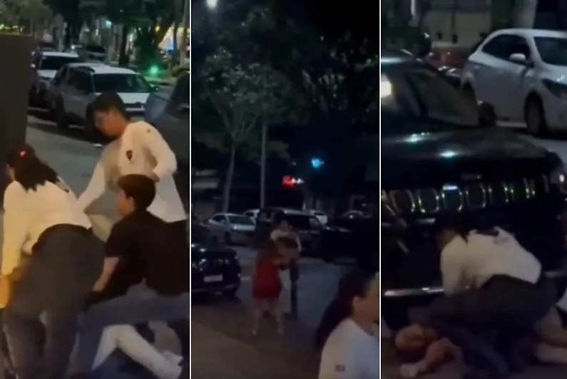 Mulher tenta separar briga, leva 'voadora' e desmaia em Primavera do Leste