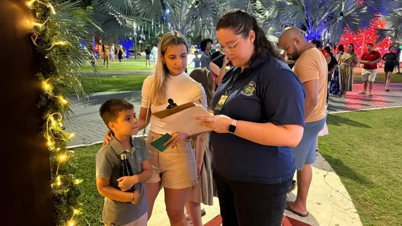 Prefeitura de Sinop realiza pesquisa com visitantes durante o Natal dos Sonhos