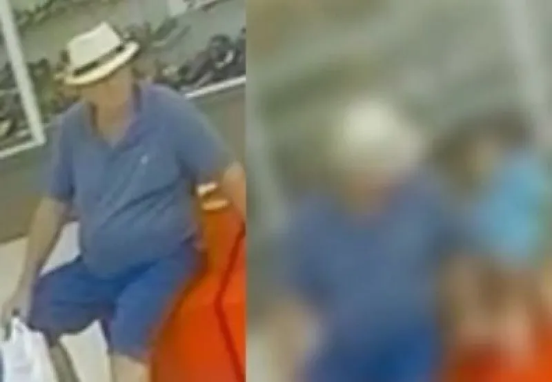 Janaína posta vídeo de idoso abusando de criança em loja de Cuiabá