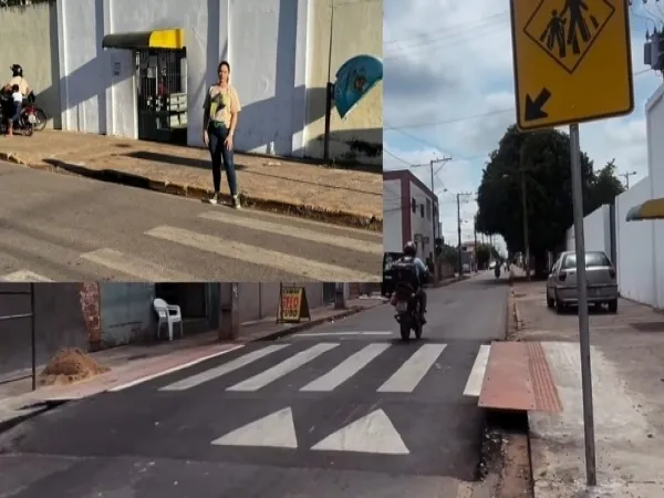 Vereadora Michelly Alencar garante faixa elevada e mais segurança so CEEI Jean Carlos, no Pedra 90