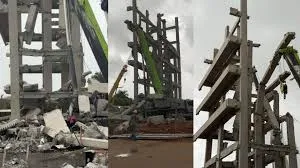 Veja o antes e depois do hotel Ibis que desabou durante obra em MT