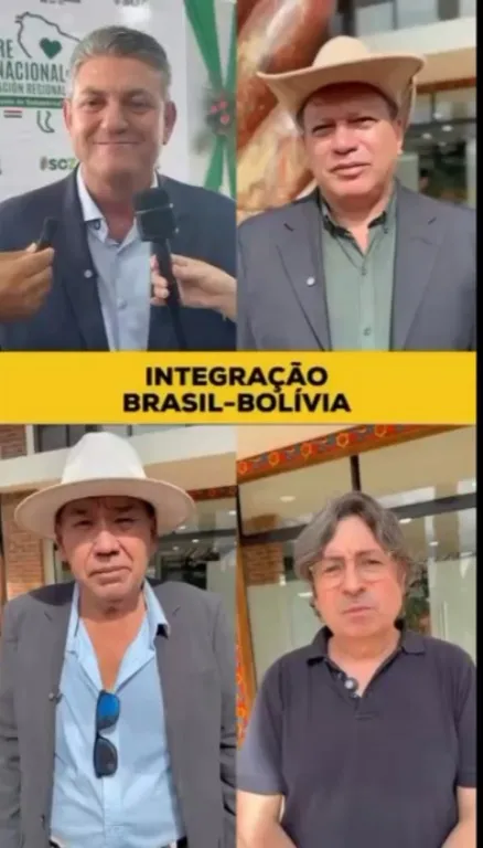 ? Estive em San Ignacio de Velasco, na Bolívia, para avançar na integração entre Brasil, Bolívia e Paraguai. Levei a mensagem de que o Brasil, representado por Mato Grosso, está pronto. Já fizemos a nossa parte e estamos aptos a apoiar nossos vizinhos bolivianos no que for necessário. E vamos mais