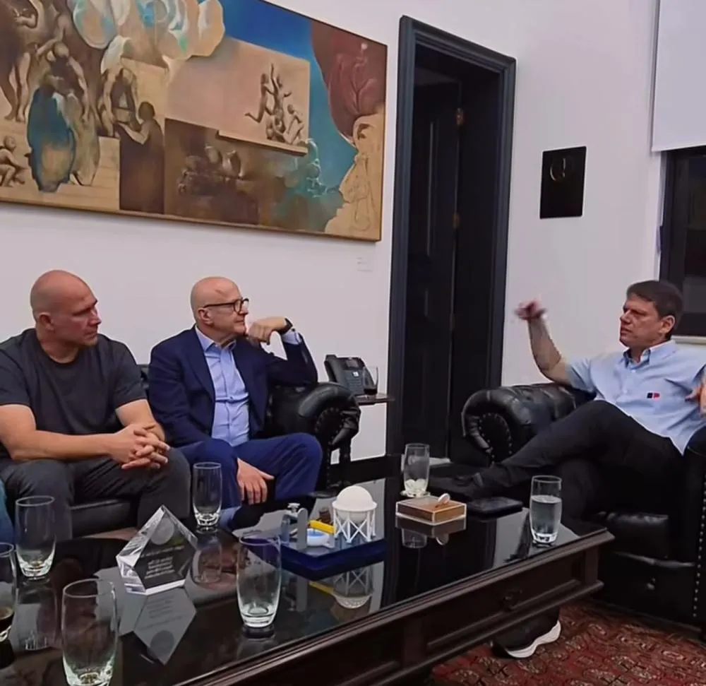 Em São Paulo, Abilio discute PPPs com Tarcísio e Pivetta