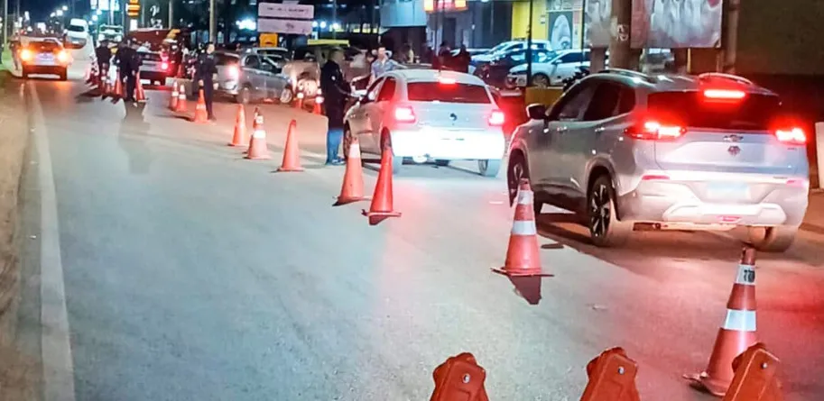 Lei Seca em Sorriso tem 7 presos por embriaguez e 27 veículos apreendidos