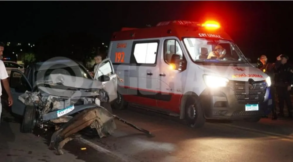 Acidente entre dois veículos deixa 3 feridos em Rondonópolis