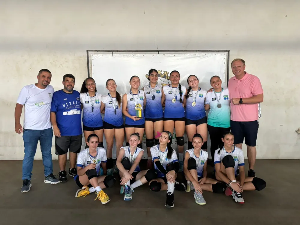 Equipe de Campo Verde conquista título em competição que abriu a temporada do vôlei em 2026