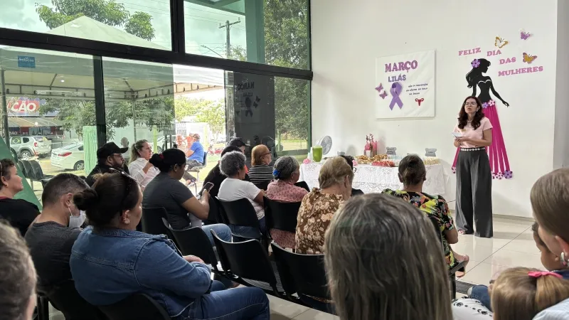Prefeitura de Sinop segue com ações alusivas à campanha Março Lilás