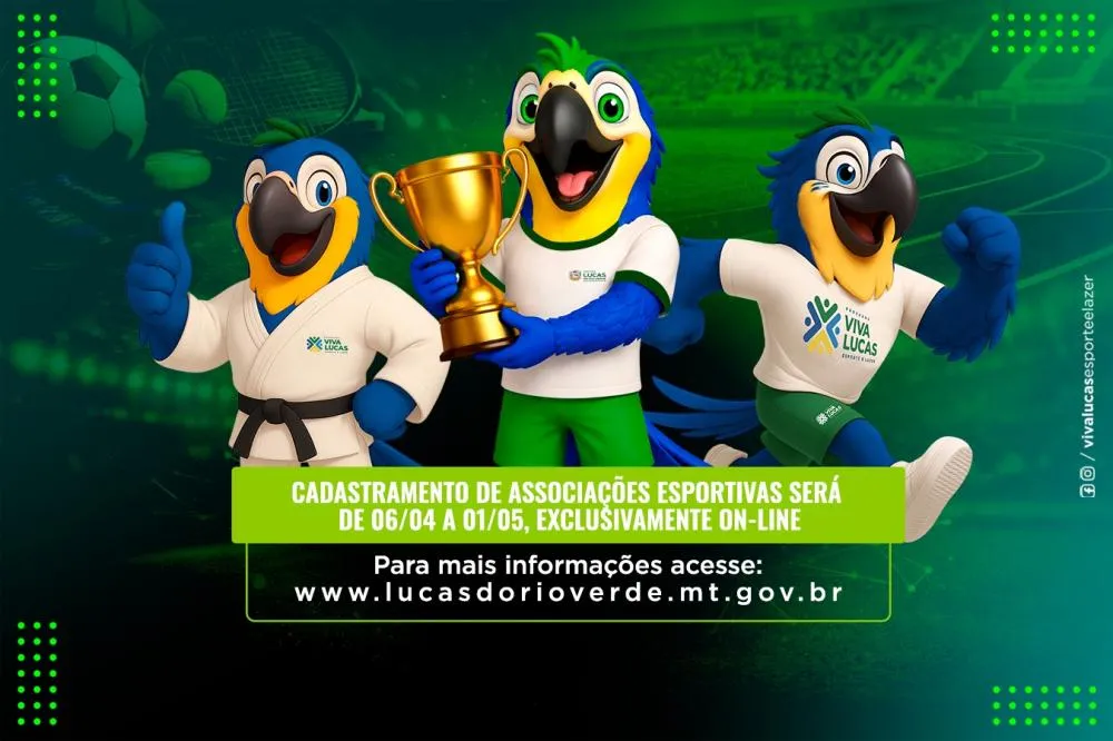 Associações esportivas devem realizar cadastro junto à Secretaria de Esporte e Lazer