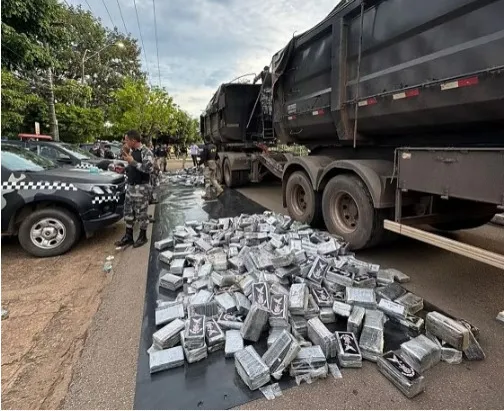 Mega carga de cocaína que saiu de MT é interceptada antes de seguir para a Europa