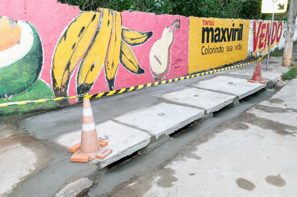 Prefeitura de Cuiabá conclui reestruturação completa de galeria após tampa de bueiro ceder