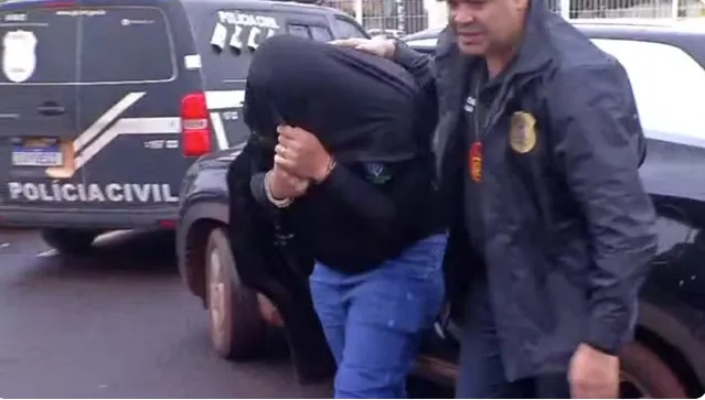 Médico foi preso em Tangará da Serra (MT) — Foto: TVCA/reprodução