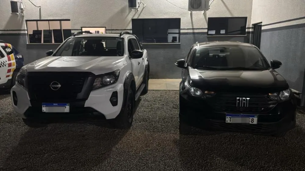 Com apoio do Vigia Mais MT, Polícia Militar recupera veículos furtados e prende dois homens