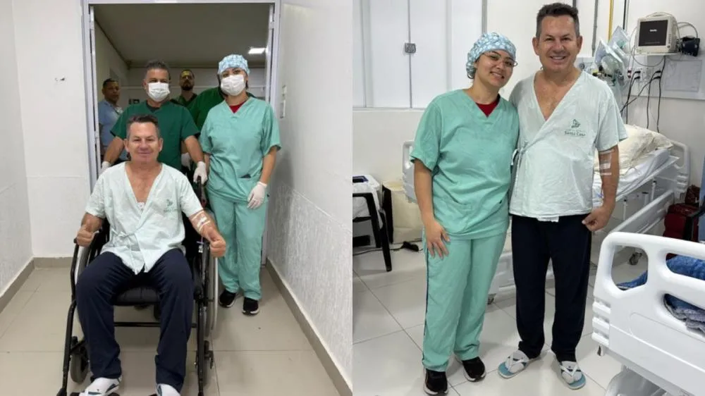 Primeira-dama mostra Mauro se recuperando após acidente; 'obrigado por mais um milagre', diz