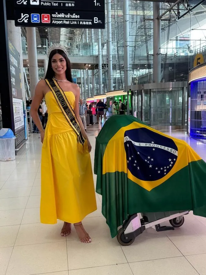 Cuiabana de 31 anos representa o Brasil durante concurso de miss na Tailândia