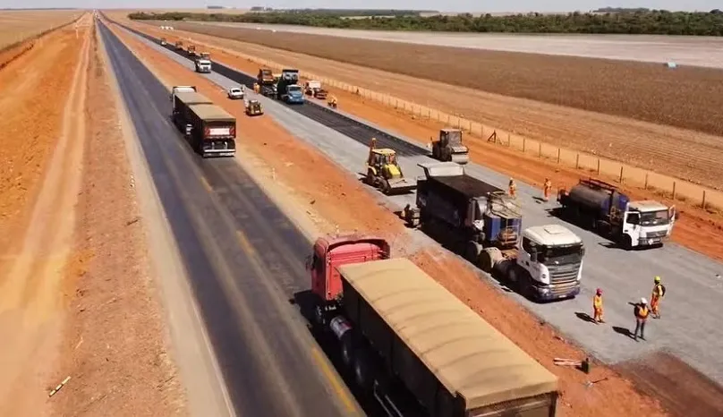 Duplicação da BR-163 busca melhorar o trajeto do grão de MT para o mundo